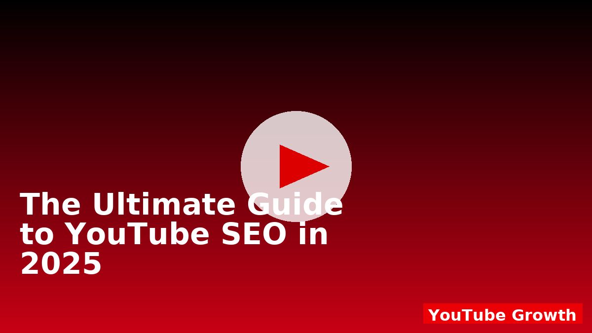 The Ultimate Guide to YouTube SEO in 2025