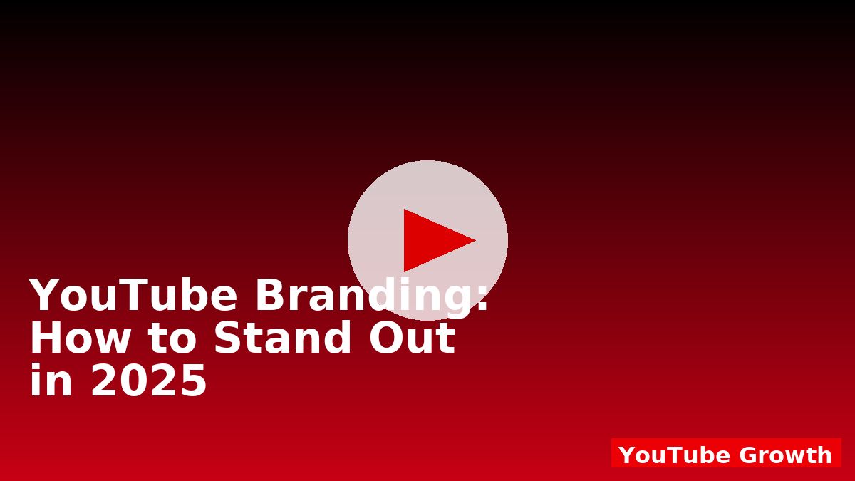 YouTube Branding: How to Stand Out in 2025